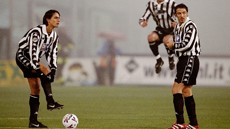 Del Piero and Inzaghi at Juve