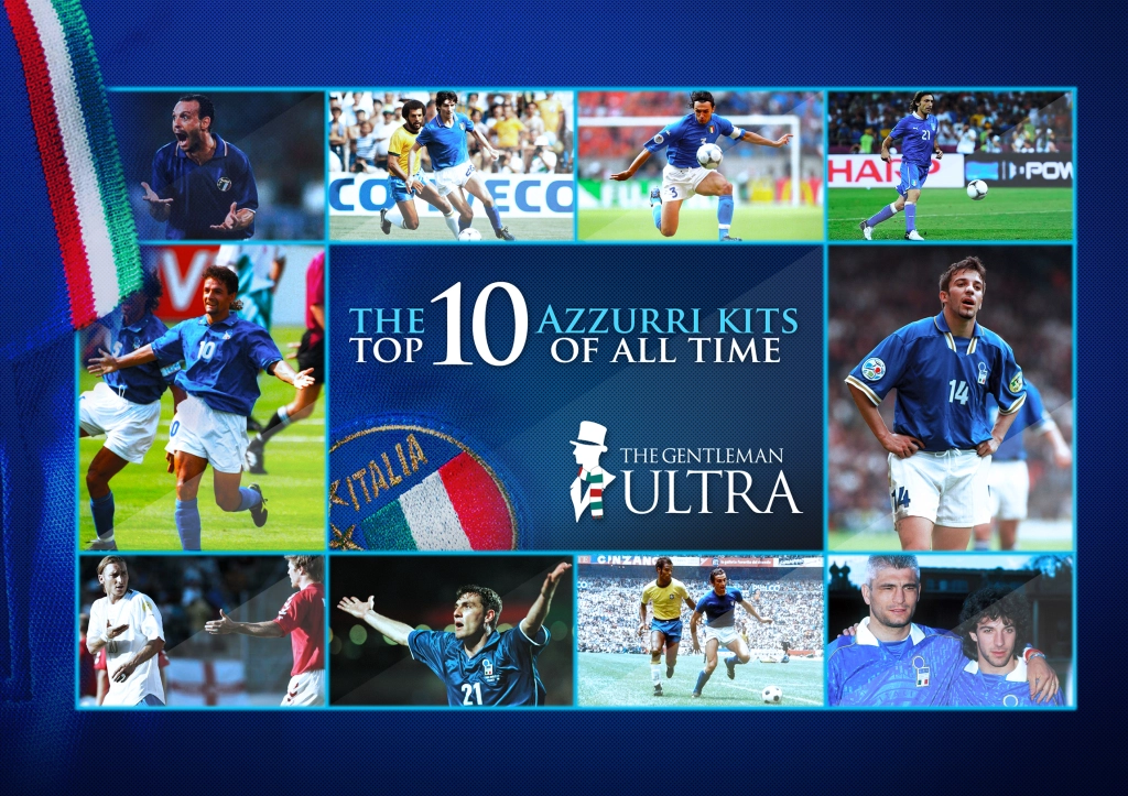 Sportees Retro Personalised Italy Azzurri Style Italia Blue Home or Away Football Shirt for Boys and Girls Birthday Italian Playwear Sports Kit Champions Forza Italy 