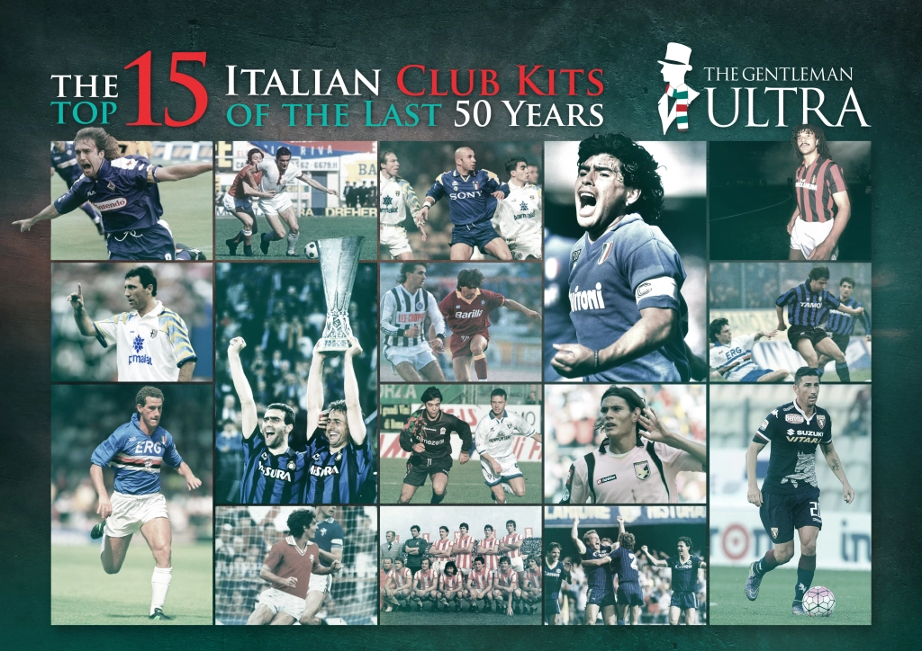 The top 15 Italian club kits of the last 50 years