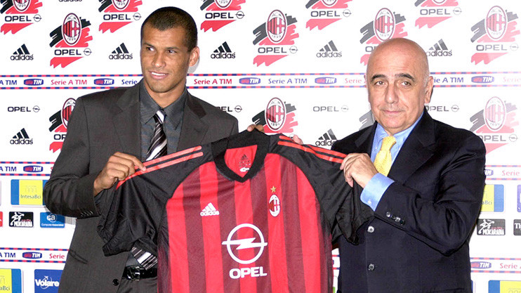 Rivaldo at AC Milan