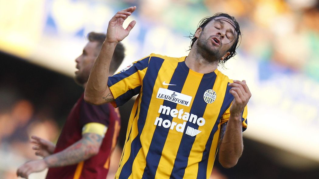 Luca Toni in Verona's ill-fated 2015\16 season