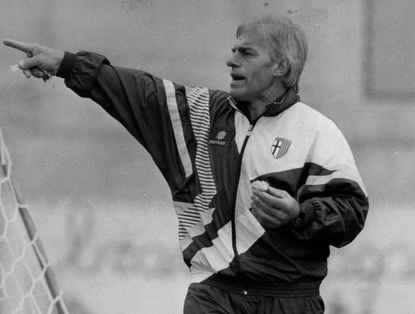 Nevio Scala on the training ground during Parma's Golden Era